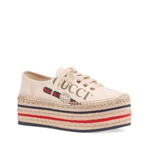 Gucci platform Espadrille Sneakers!